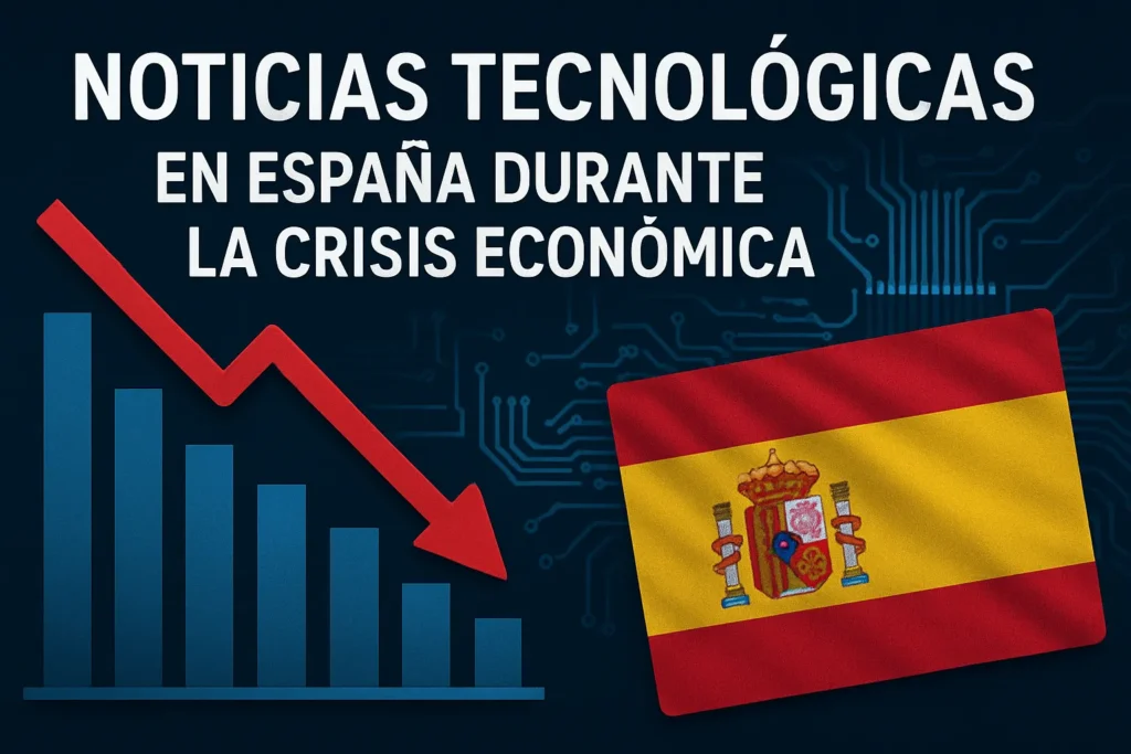 noticias tecnológicas en España durante la crisis económica