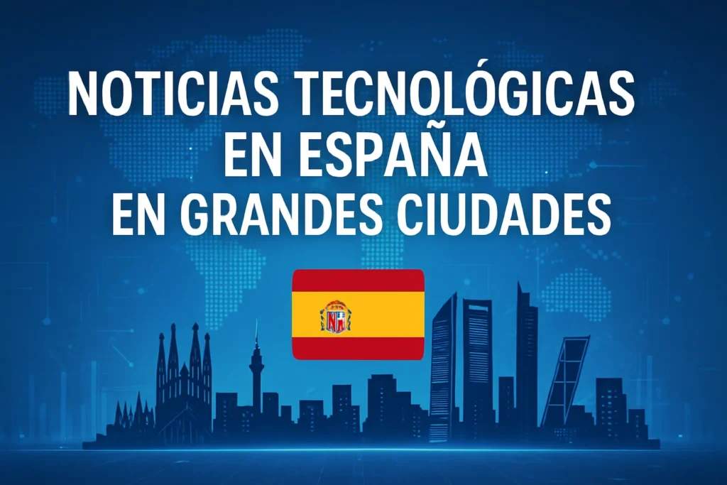 noticias tecnológicas en España en grandes ciudades