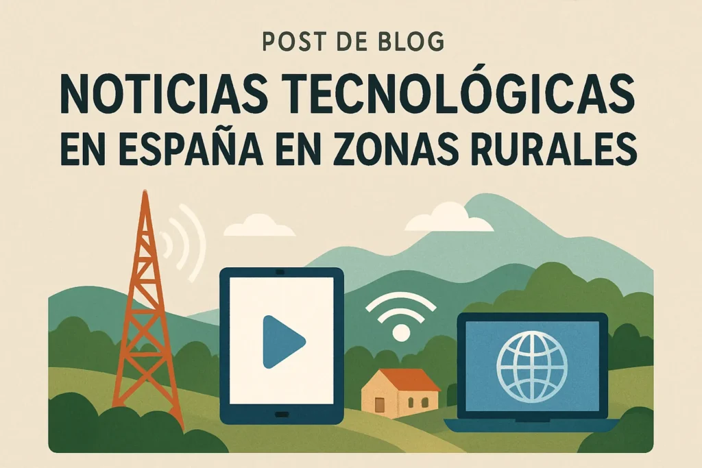noticias tecnológicas en España en zonas rurales