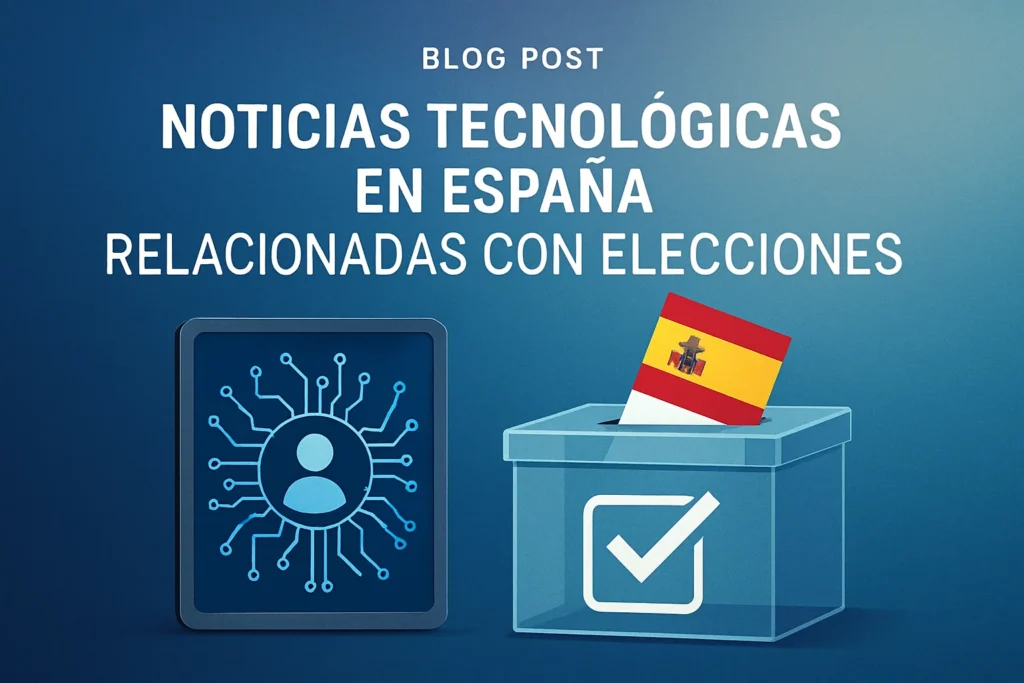 noticias tecnológicas en España relacionadas con elecciones