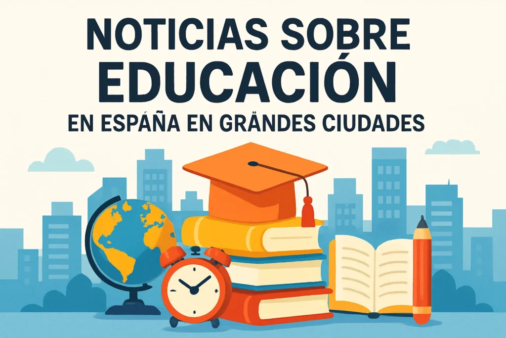 noticias sobre educación en España en grandes ciudades