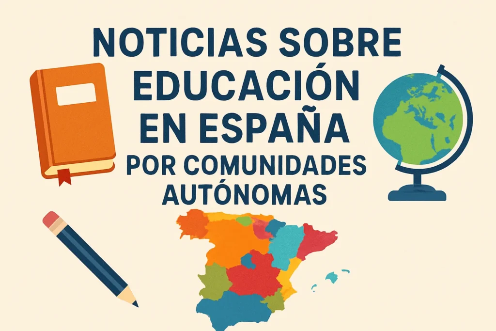 noticias sobre educación en España por comunidades autónomas