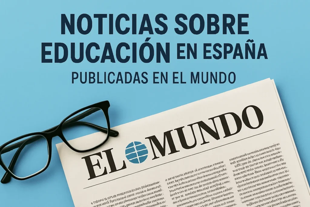 noticias sobre educación en España publicadas en El Mundo