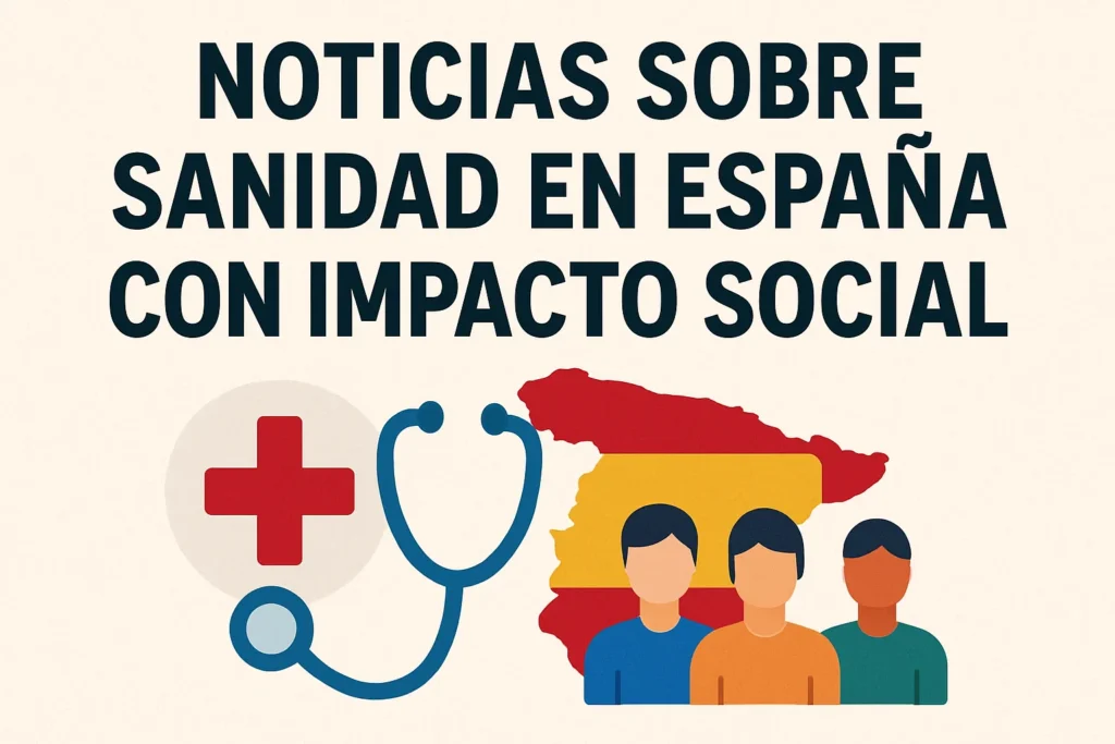 noticias sobre sanidad en España con impacto social