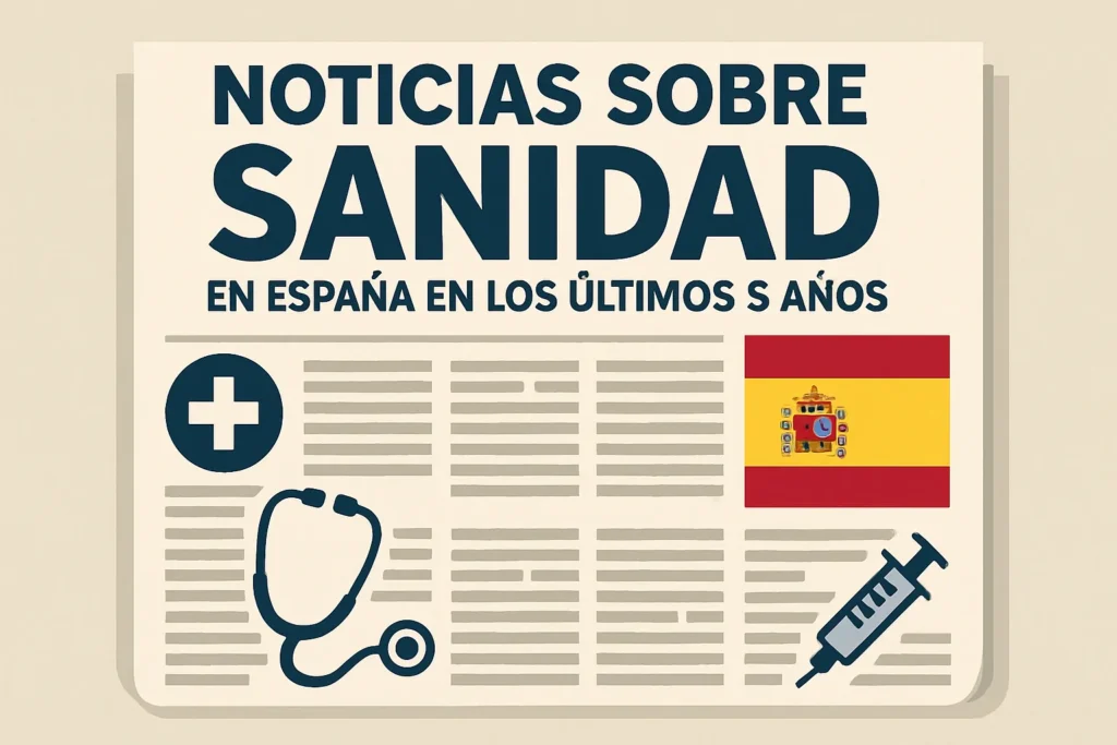 noticias sobre sanidad en España en los últimos 5 años