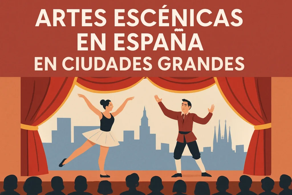 artes escénicas en España en ciudades grandes