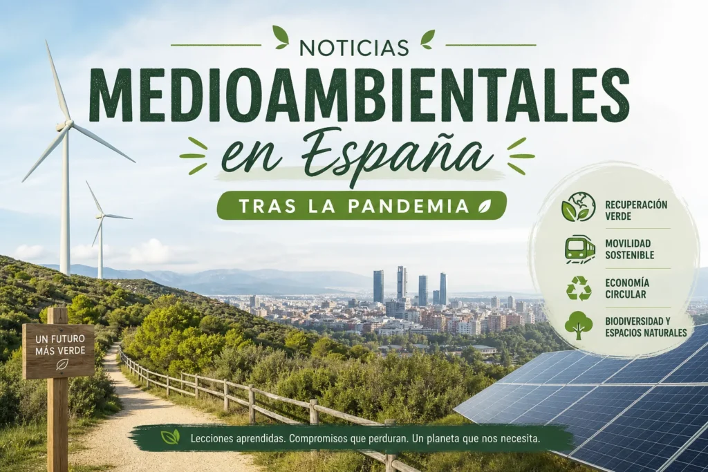 noticias medioambientales en España tras la pandemia