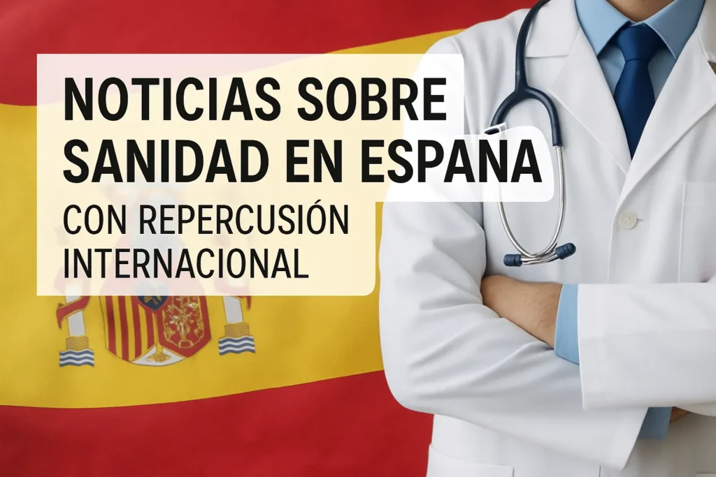 noticias sobre sanidad en España con repercusión internacional