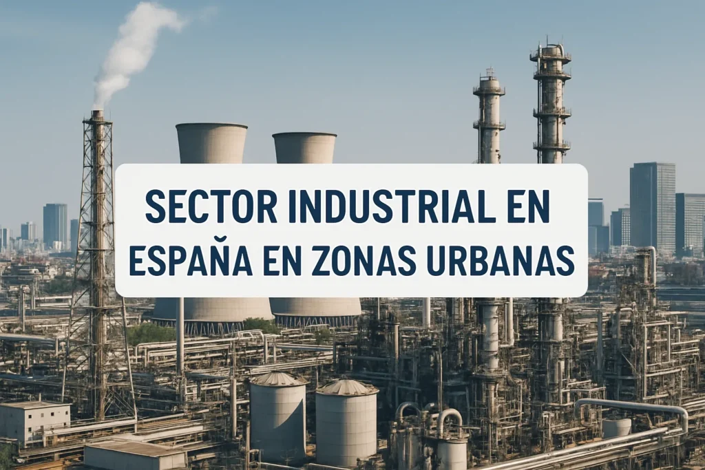 sector industrial en España en zonas urbanas