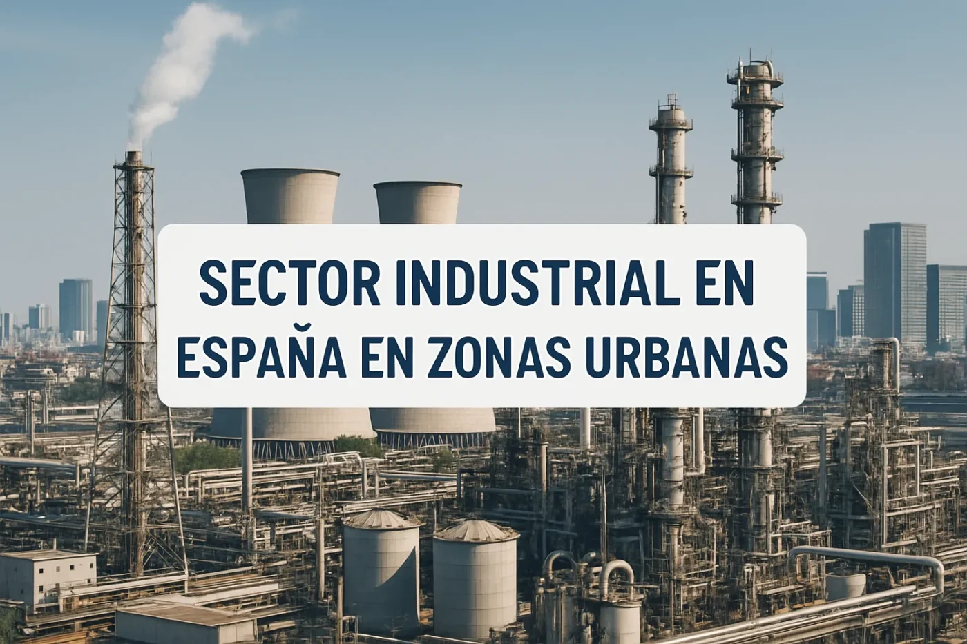 sector industrial en España en zonas urbanas