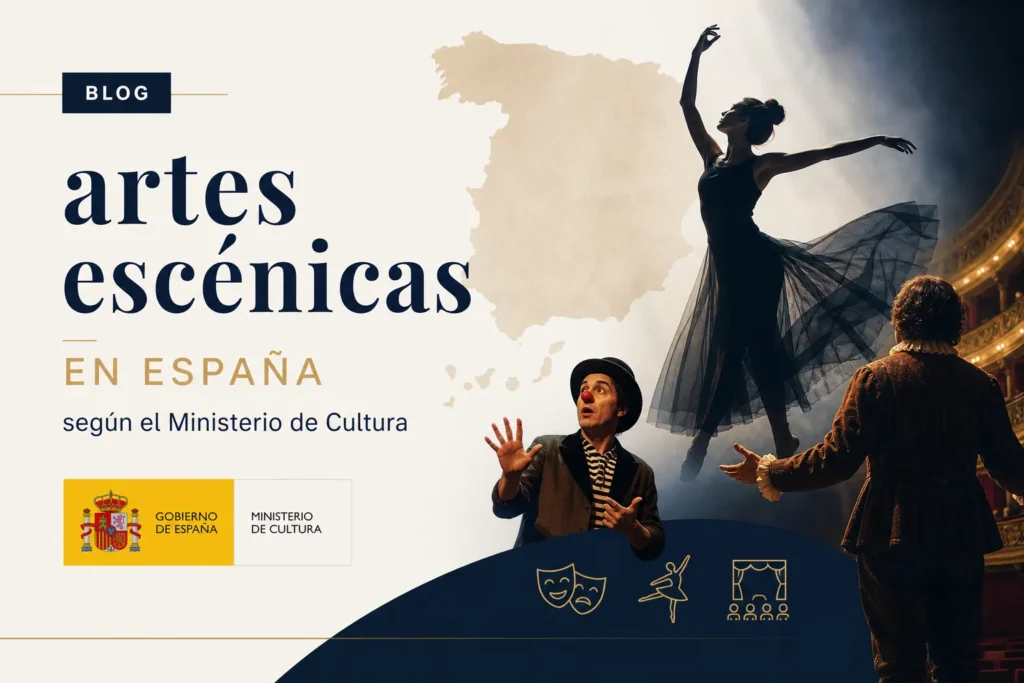 artes escénicas en España según el Ministerio de Cultura