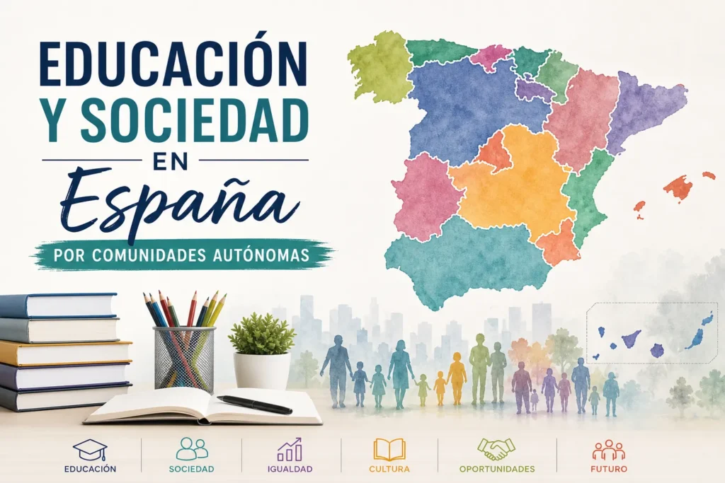 educación y sociedad en España por comunidades autónomas