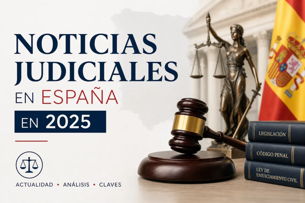 noticias judiciales en España en 2025