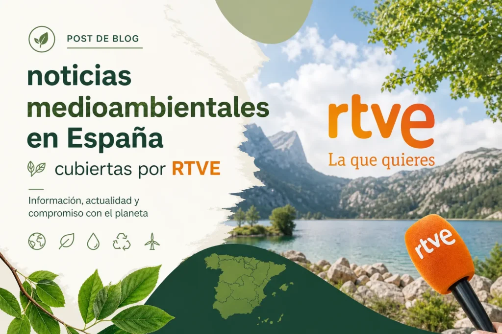 noticias medioambientales en España cubiertas por RTVE