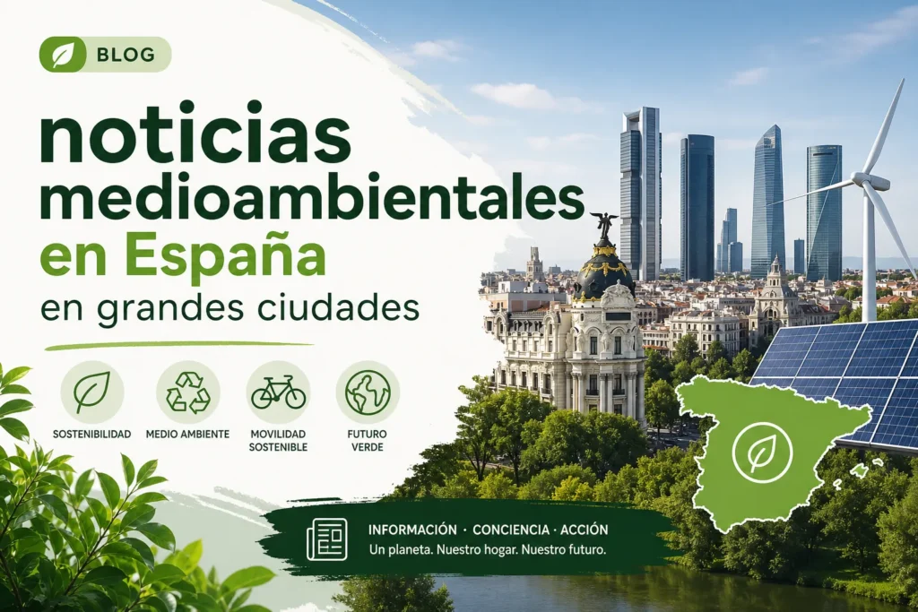 noticias medioambientales en España en grandes ciudades