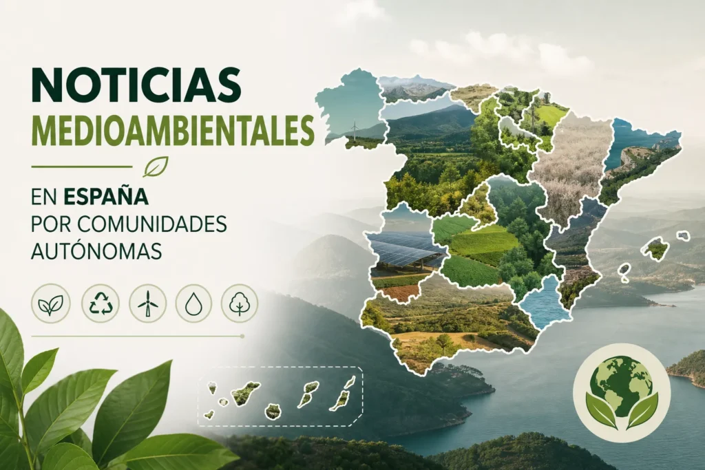 noticias medioambientales en España por comunidades autónomas