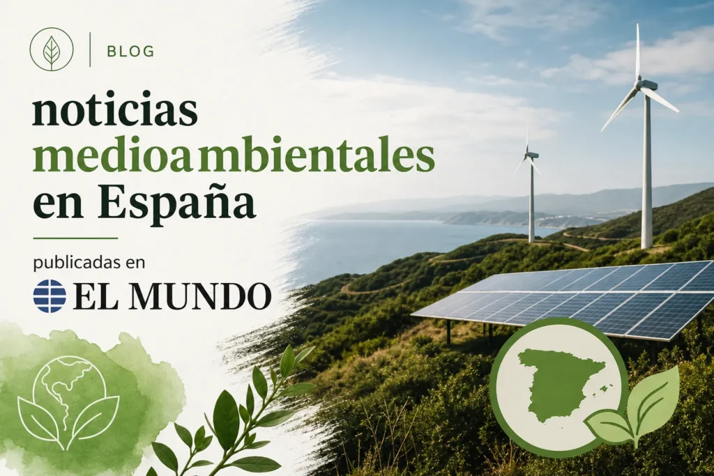 noticias medioambientales en España publicadas en El Mundo