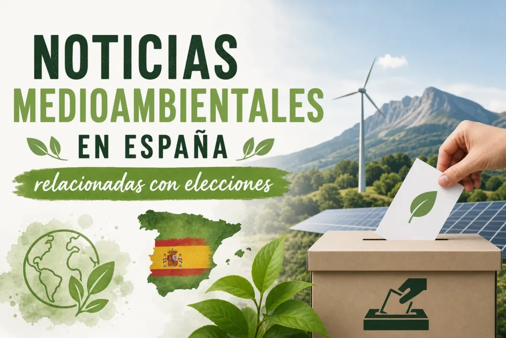 noticias medioambientales en España relacionadas con elecciones