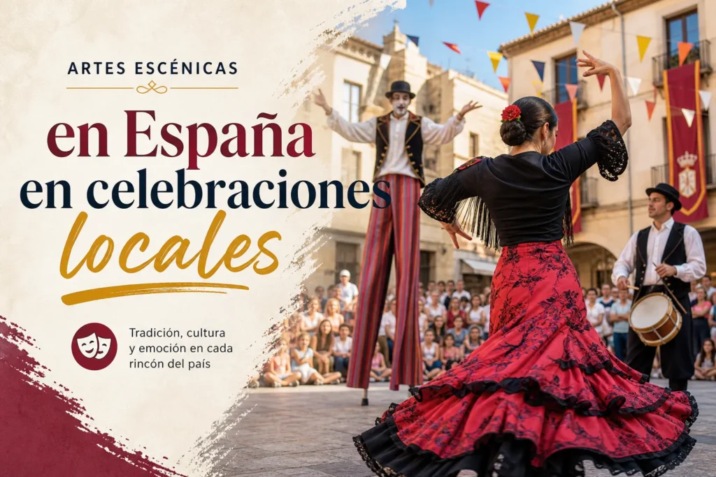 artes escénicas en España en celebraciones locales