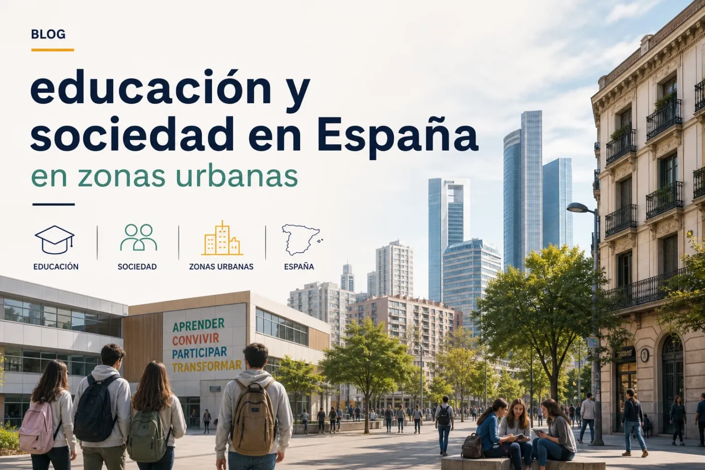 educacion-y-sociedad-en-Espana-en-zonas-urbanas - Spain News 24h educación y sociedad en España en zonas urbanas