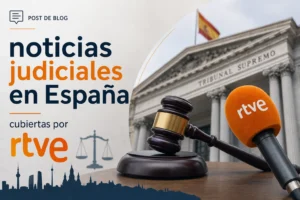 noticias judiciales en España cubiertas por RTVE