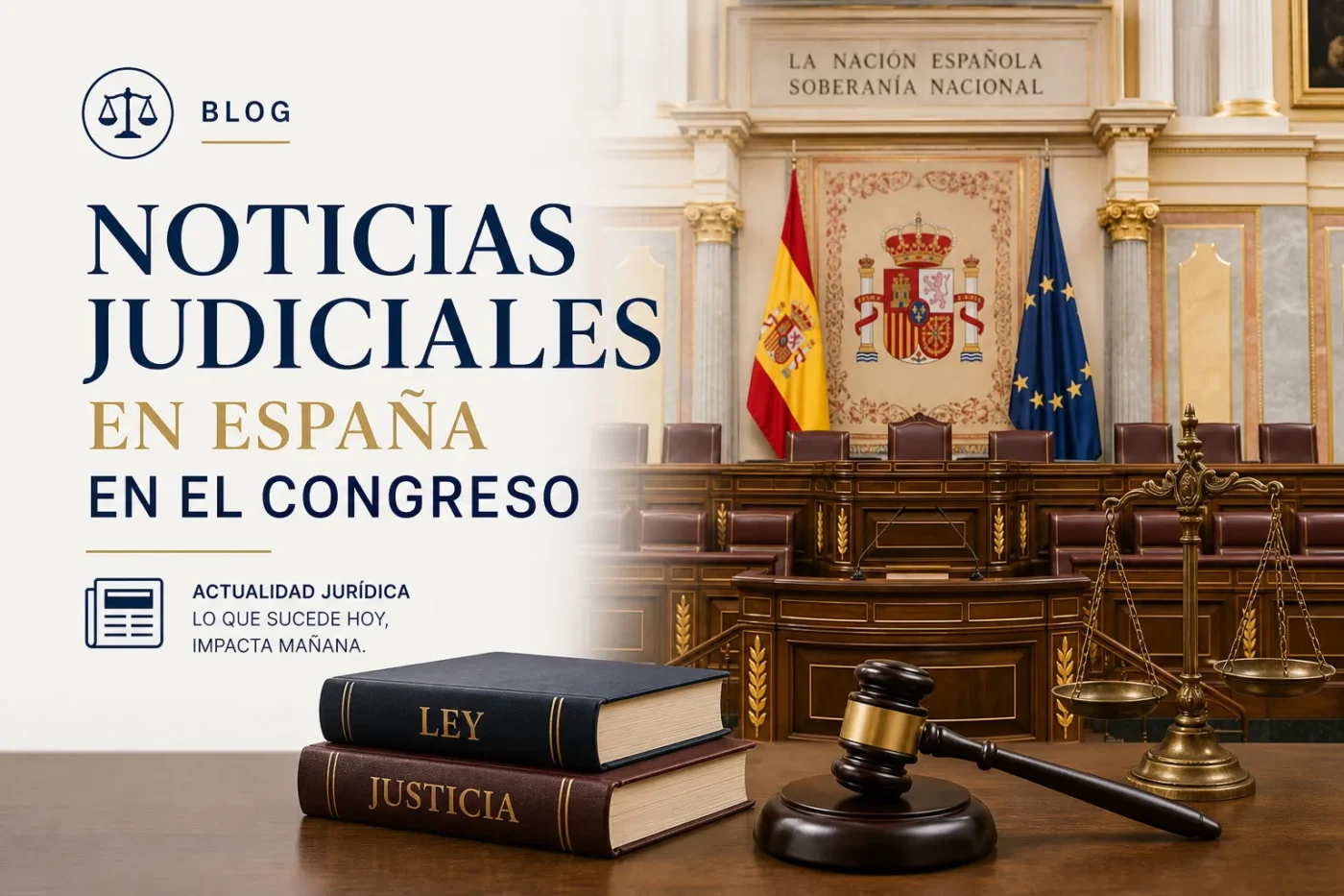 noticias judiciales en España en el Congreso