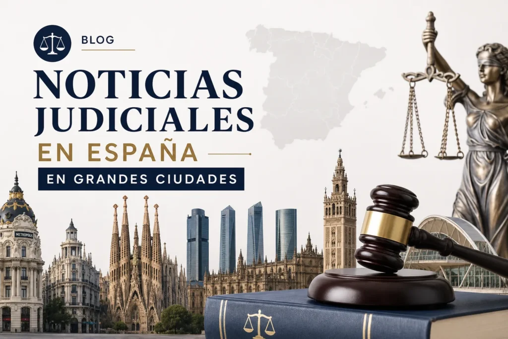noticias judiciales en España en grandes ciudades