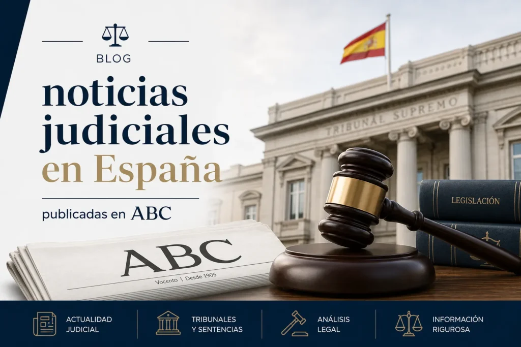 noticias judiciales en España publicadas en ABC