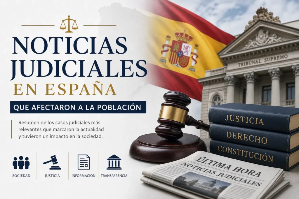 noticias judiciales en España que afectaron a la población