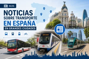 noticias sobre transporte en España en grandes ciudades