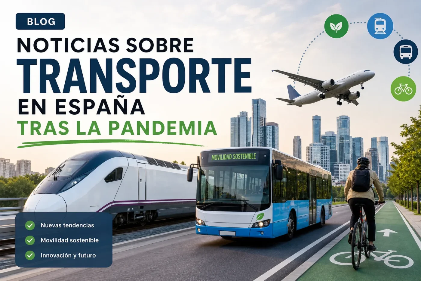 noticias sobre transporte en España tras la pandemia