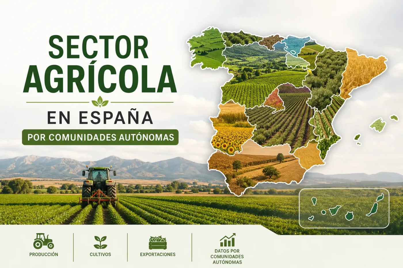 sector-agricola-en-Espana-por-comunidades-autonomas - Spain News 24h sector agrícola en España por comunidades autónomas