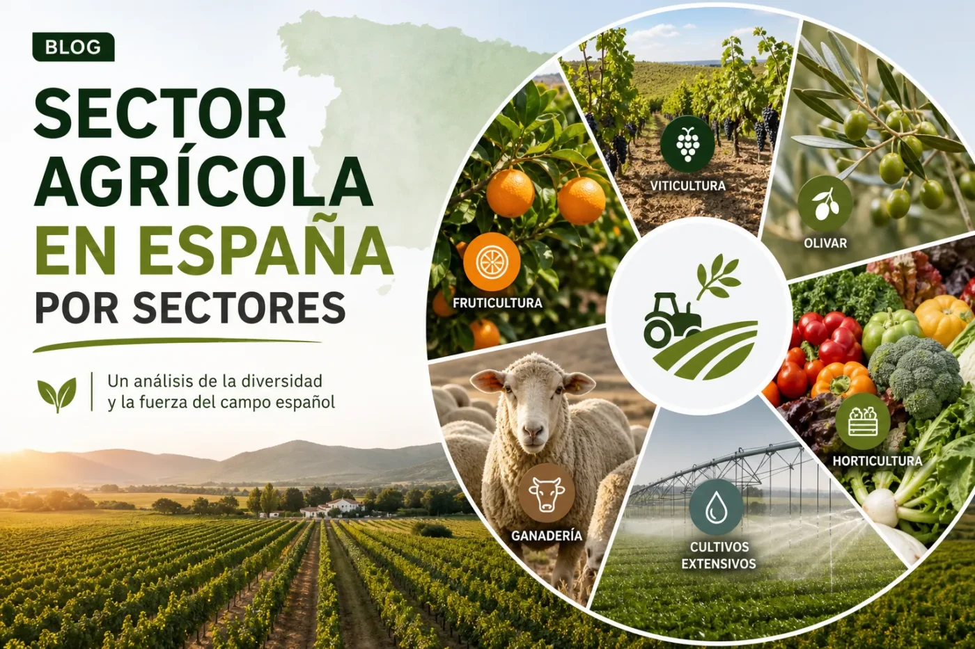 sector-agricola-en-Espana-por-sectores - Spain News 24h sector agrícola en España por sectores